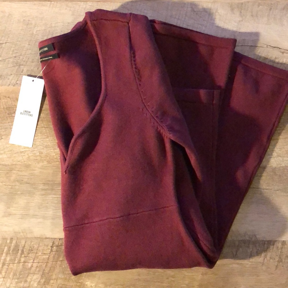 Maroon urban outfitters sweater dress